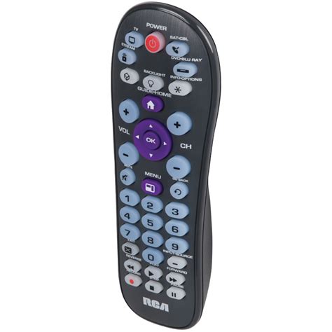 While holding the VCR/DVD button, press 2 for a VCR or 3 for a DVD player. . Rca universal remote manual